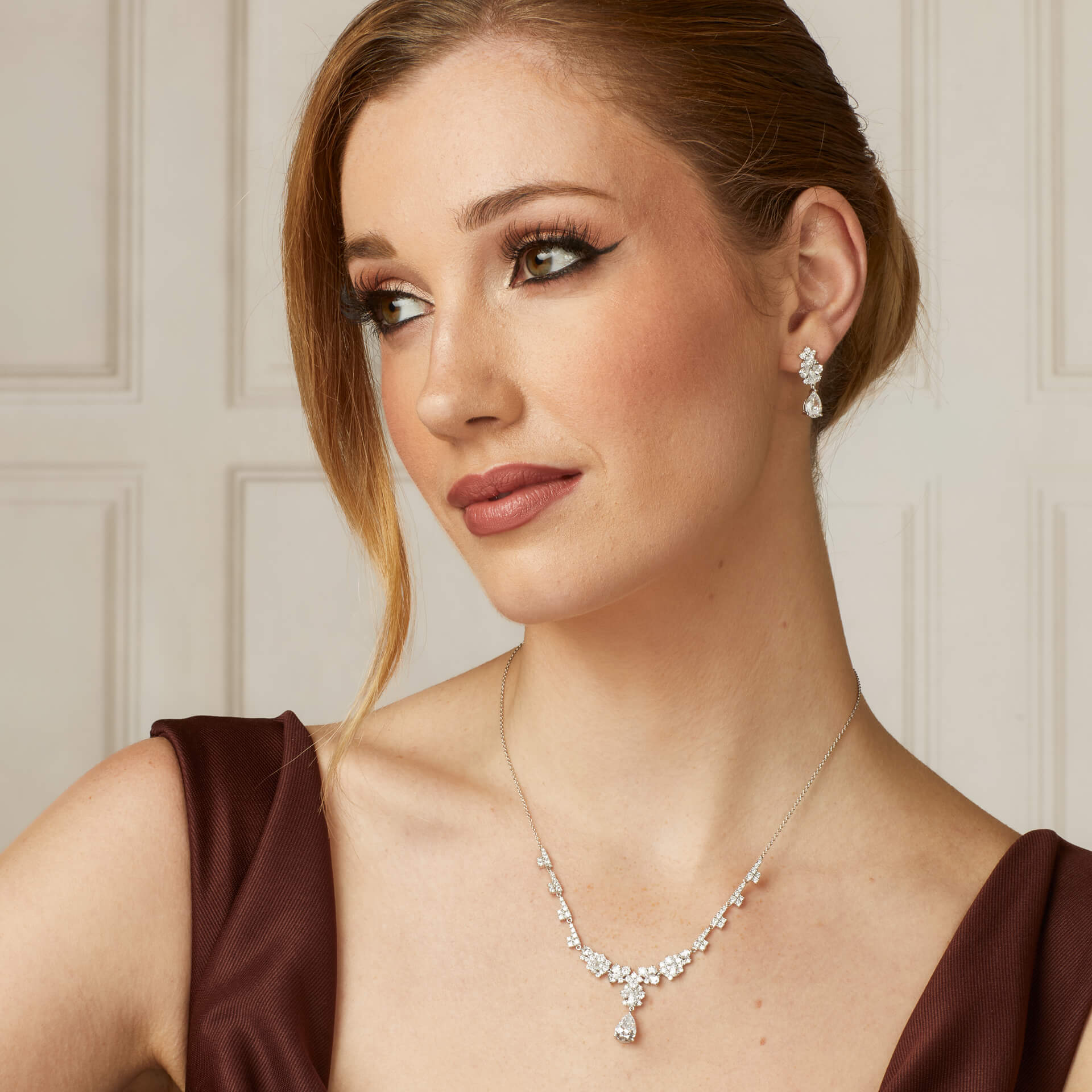 Ornate Statement Teardrop Earrings