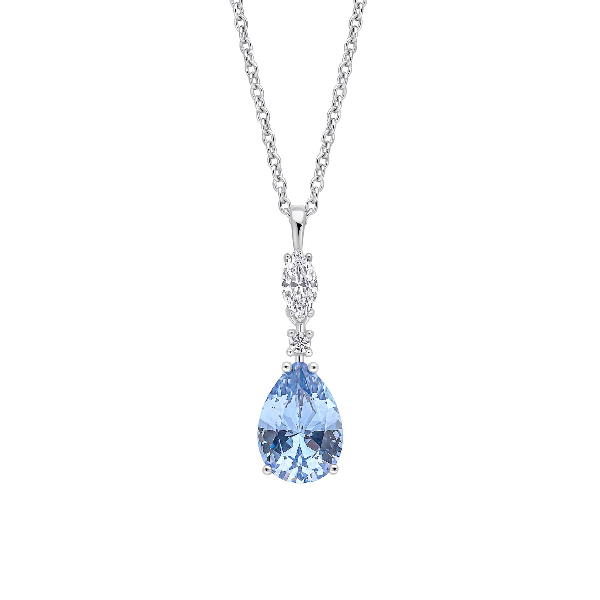 Teardrop and Marquise Drop Pendant