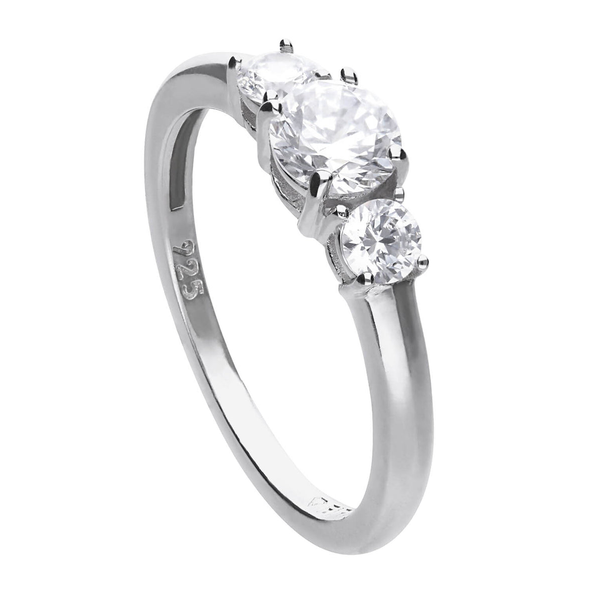 Claw Set Trilogy Ring