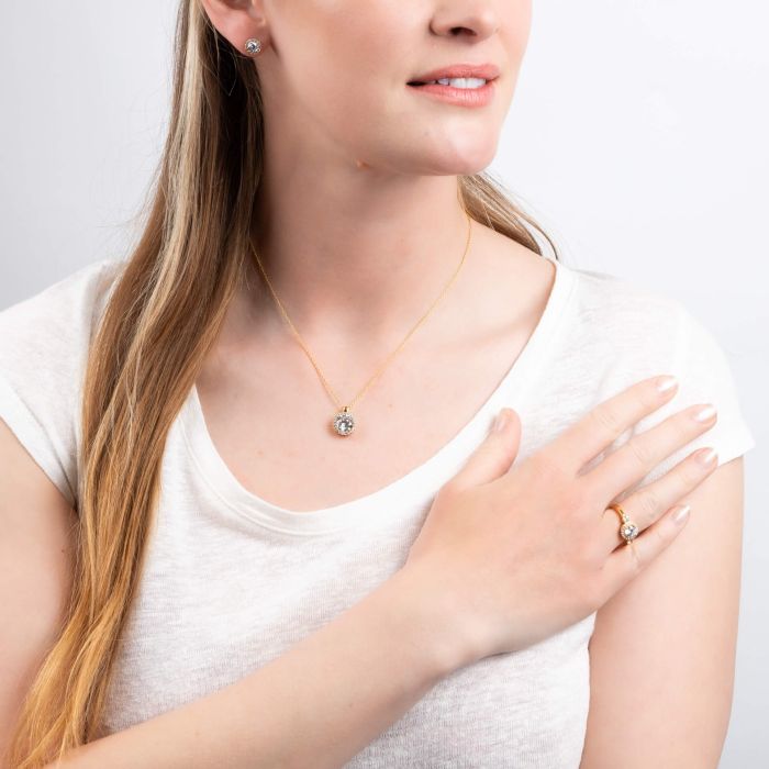 Halo Stud Earrings