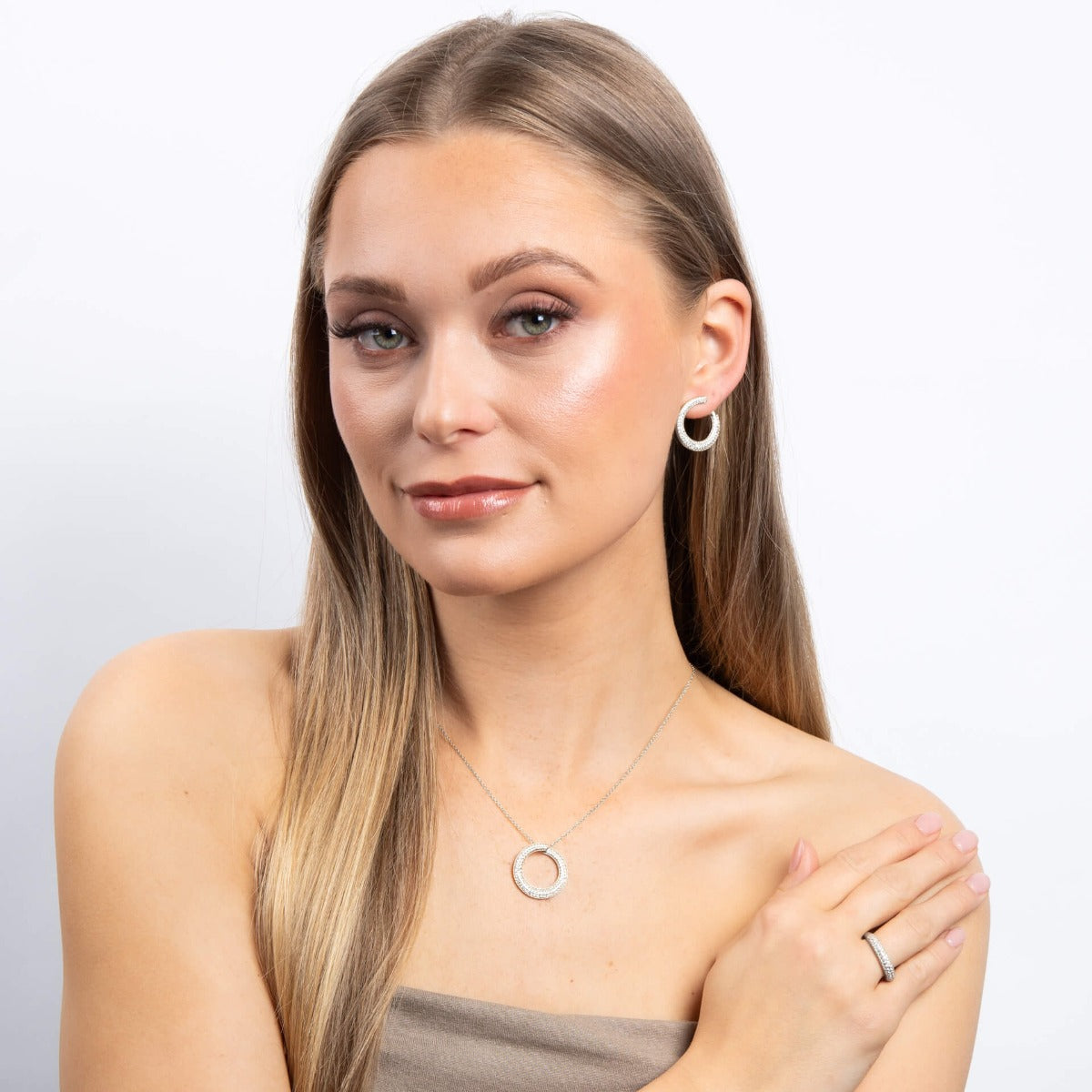 Pave Set Dome Ring