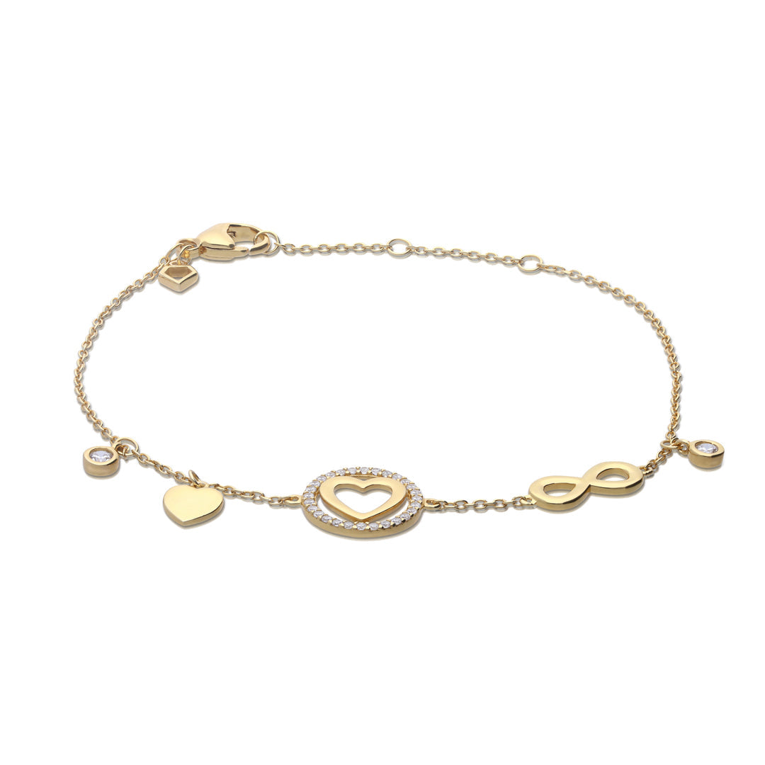 Infinity Heart Bracelet