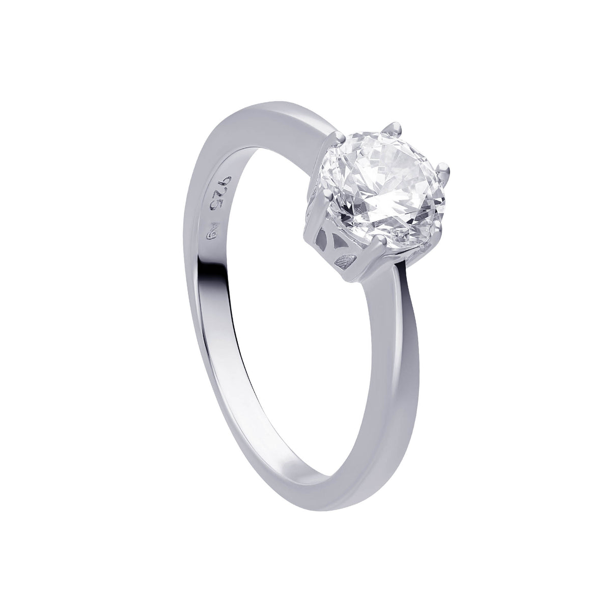 Six Claw Carat Ring
