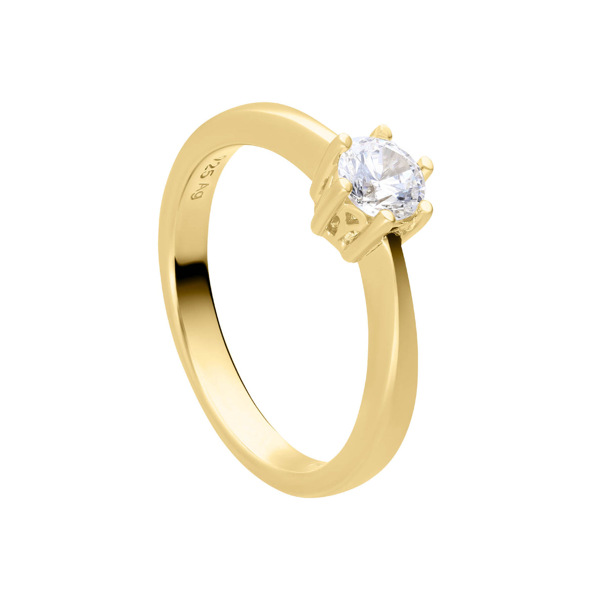Six Claw Carat Ring
