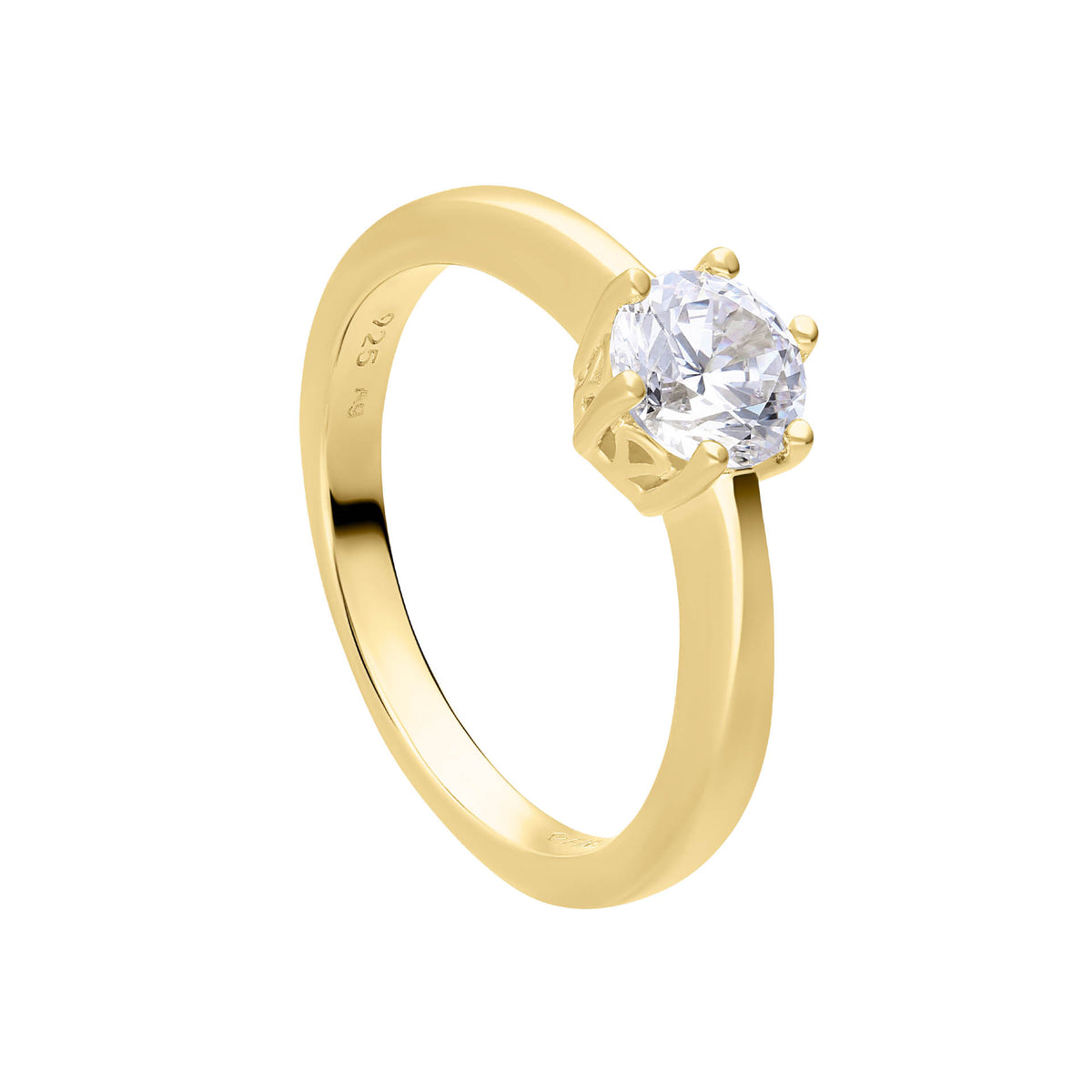 Six Claw Carat Ring
