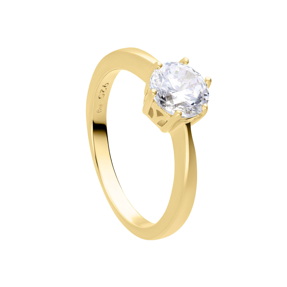 Six Claw Carat Ring