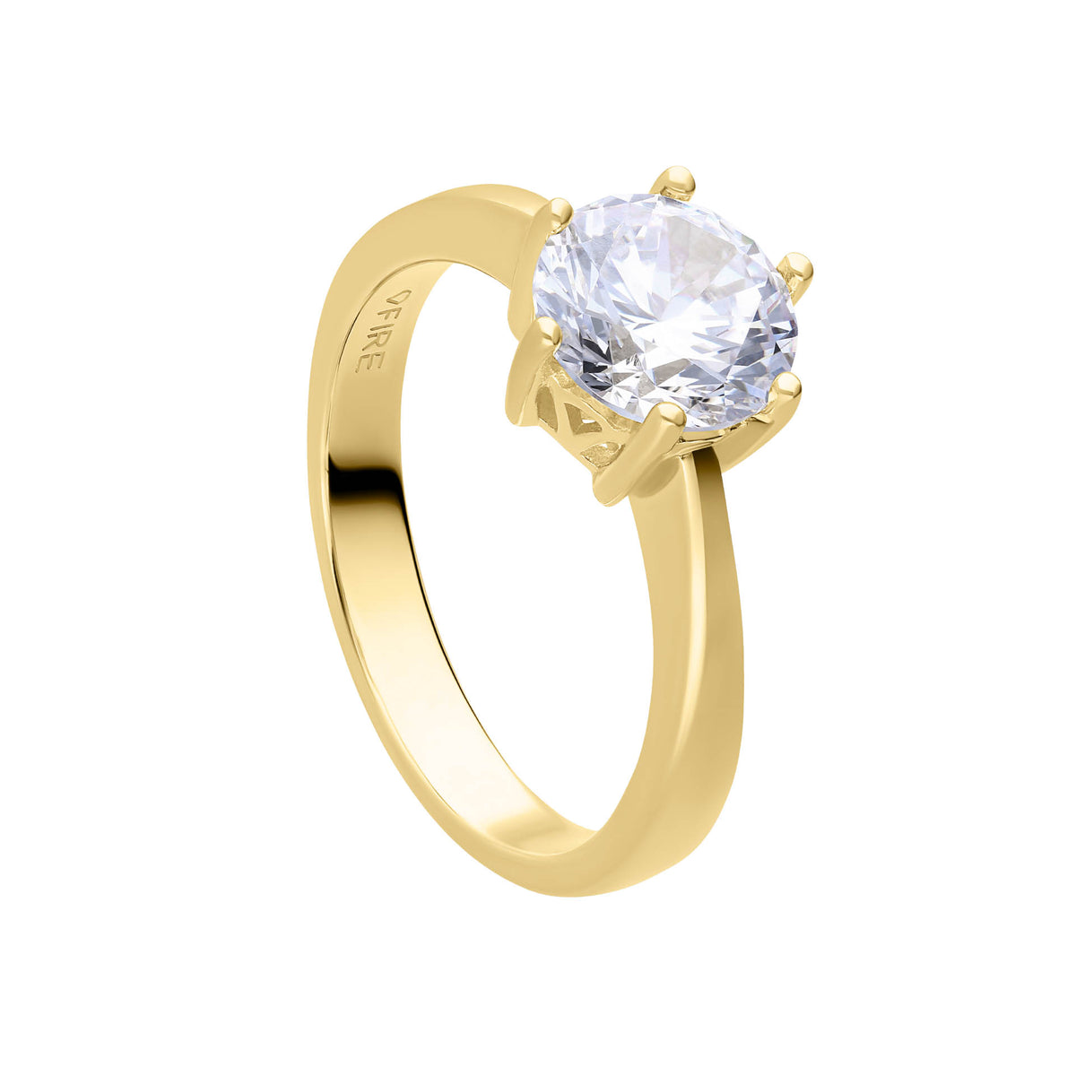 Six Claw Carat Ring