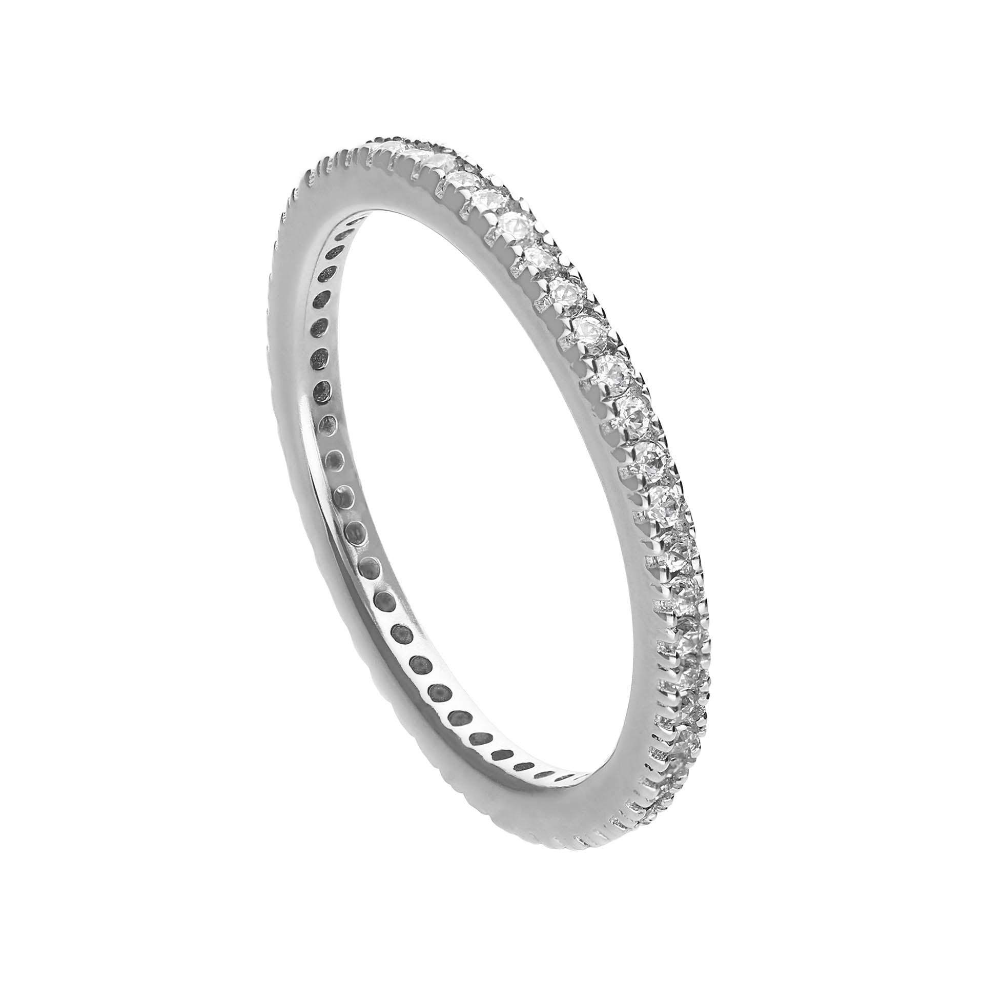 Micro Zirconia Eternity Ring